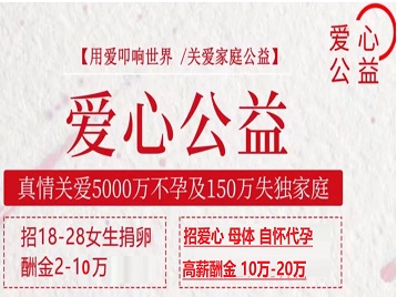 慈利捐卵助孕生子 爱心志愿者招募